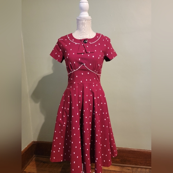 Gown Town Woman's Size Med Vintage Type Retro Dress Med - Picture 2 of 14